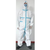 Good Quality Non-woven Fabric Overall Full Body Clothing Isolation Suit